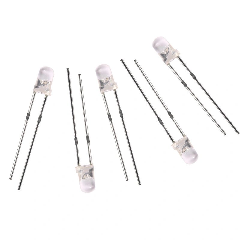 Shenzhen Quality Hot Sales 3mm 5mm White Red Green Blue 0.06W 3mm 5mm 8mm DIP LED Diode