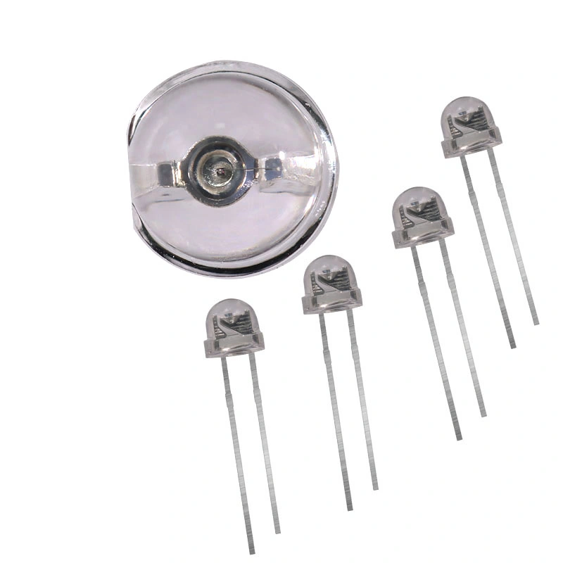 Quality Visible LED F3 F5 F8 Red Yellow Blue Green White Straw Hat Short Feet 3mm 5mm 8mm 10mm Type Chip DIP LED Diode