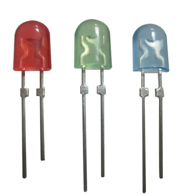 Shenzhen Quality Hot Sales 3mm 5mm White Red Green Blue 0.06W 3mm 5mm 8mm DIP LED Diode