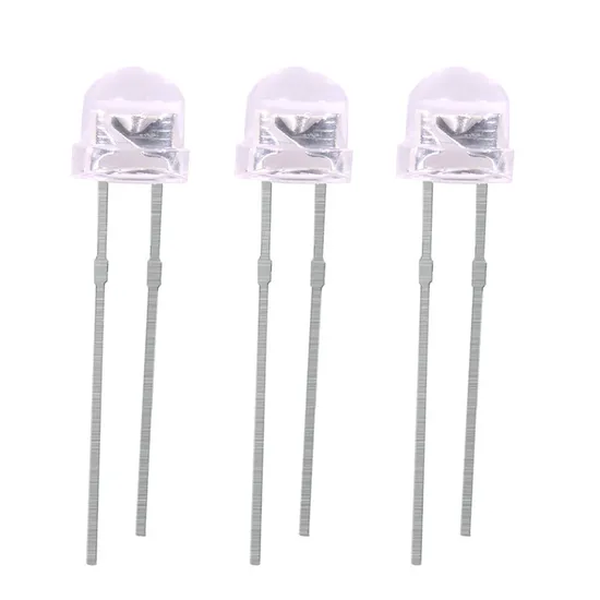 Factory Price Red Blue Green Yellow Pink White 546 DIP LED Round Oval Shape LEDs Diode for Display Screen 